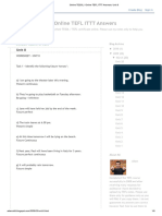 Online TESOL - Online TEFL ITTT Answers - Unit 8