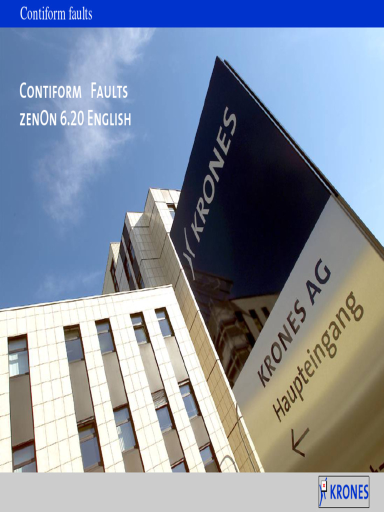 Contiform Faults and Troubleshooting Guide | PDF | Electric Motor | Switch