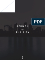 CIY Sermon in The City