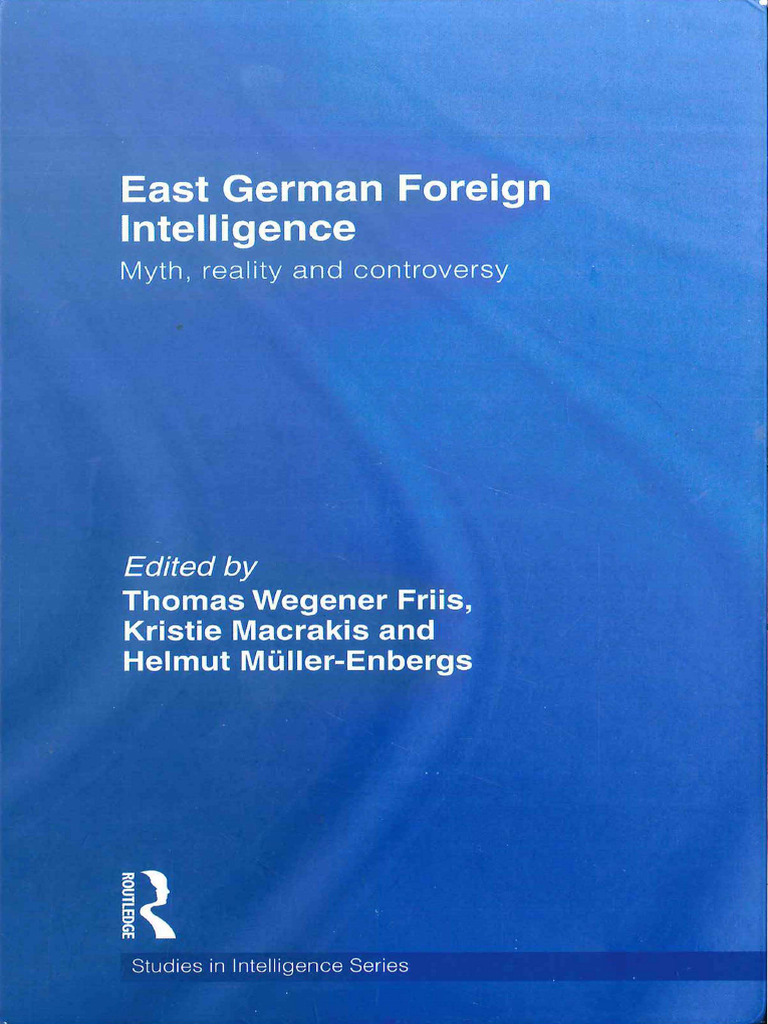 East German Intelligence Insights | PDF | Espionage | Counterintelligence