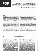 A nova velha história . O retorno da História Política