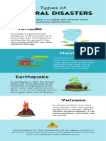 Red and Orange Bold Illustrative Science Volcano Infographic