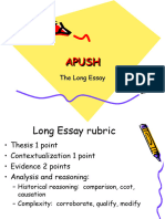 Writing Long Essay More Specific Points New