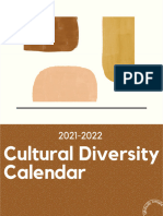Cultural Diversity Calendar 2021-2022 - Vertical Version 2