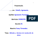 Informe de Lectuta Tecnica Tarea 1.2seccion 20