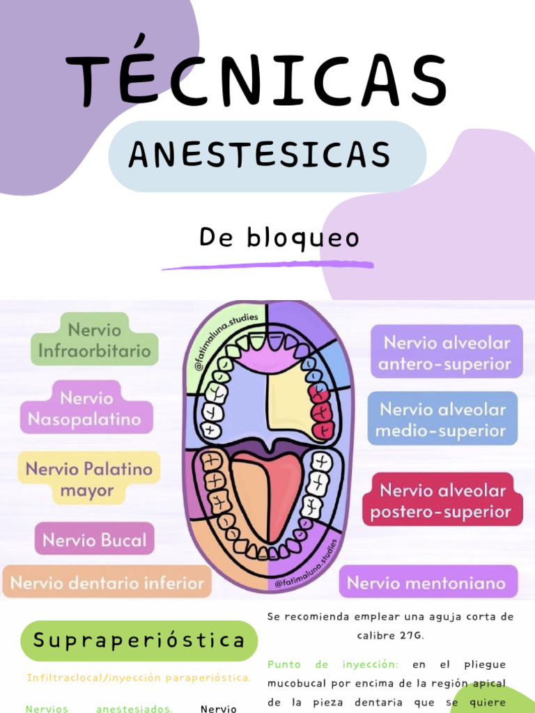 Técnicas De Anestesia Pdf Cara Cabeza Y Cuello Humanos