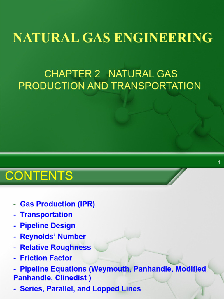 Gas Pipeline Design and Flow Equations | PDF | Reynolds Number ...