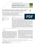 Use of Complementary and Alternative Medicine in Children With ADHD Results From The 2012 and 2017 National Health Interview Survey