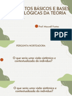 Aula 03 - 1.2 Conceitos Básicos e Bases Epistemológicas Da Teoria Sistêmica