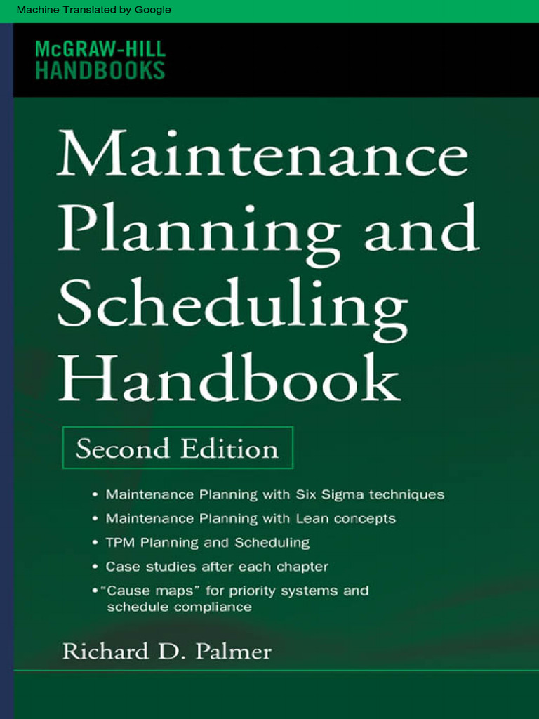 Maintenance planning and scheduling hand 1 pdf derechos de autor