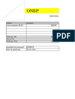 Client: TSFC Sarl 28/01/2022 FN° 03 Libellé Montant Consommation EAU 200,00