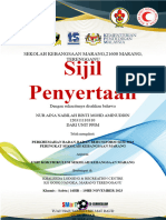 Sijil Penyertaan Perkhemahan