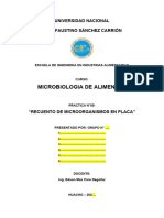 Practica Lab #05 Recuento de Microorganismos en Placa