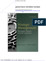 Strategic Management Pearce 14th Edition Test Bank