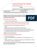 Topic No-01 How To Increase Foreign Remittance Inflow To Bangladesh