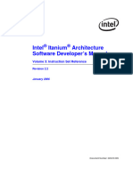 Itanium2 Software Developer's Manual - V3