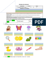 Elizabeth - Prueba Consonante M L P - REVISADA PROF. GRISELDA