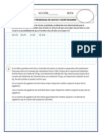 Datos e Imcertidumnbre Evaluacion Diagnosticao Quinto Matematica 2023