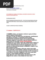 Os Lideres Da Igreja Universal e Seus Falsos Ensinamentos .Autor DAVID ALEXANDRE ROSA CRUZ