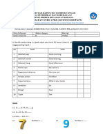 Bahasa Inggris Kelas 1 2023