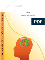 La Psicologia Como Ciencia - Evolución de La Psicologia