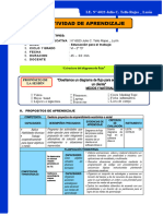 Sesion de Aprendizaje Diagrama de Flujo