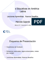 Reformas Educ America Latina