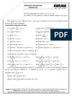 Indefinite Integration Formulas - MGK