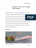 Generating Output Files For Copper Layers in PCB Design
