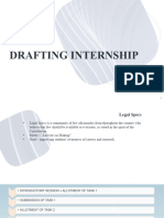 Drafting Internship