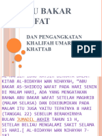 Pelajaran 12. ABU BAKAR WAFAT