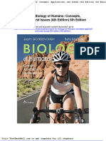 Test Bank For Biology of Humans Concepts Applications and Issues 6th Edition 6th Edition