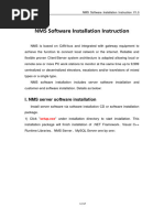 Thyssen - NMS Server and Client Software Installation Instruction