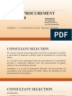 Public Procurement Lesson 7