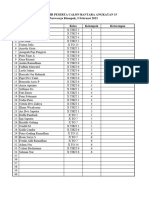 Daftar Hadir Out Bound Excel
