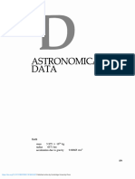 Astronomical Data