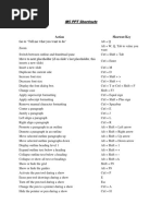 MS PPT Shortcuts