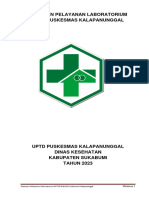 Pedoman Pelayanan Laboratorium