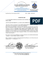 GPLM-0059-2023 Comunicado A Gran Logia Simbolica Del Paraguay