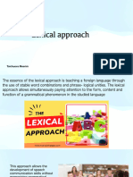 Lexical Approach