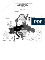 Ryan International School, Ludhiana. SESSION: 2020-21 Subject: Social Studies Class: Ix CHAPTER: 3 Nazism and The Rise of Hitler Map Work