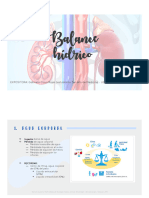 Balance Hídrico: EXPOSITORA: Gabriela Clavo Rojas (Estudiante 3er Año de Medicina - UDEP)