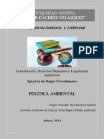 Politica Ambiental