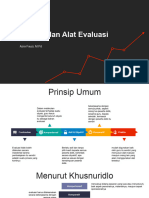 Prinsip Dan Alat Evaluasi