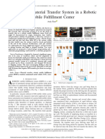 Drone-Based Material Transfer System in A Robotic Mobile Fulfillment Center