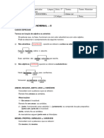 CONCORDÂNCIA NOMINAL - CASOS ESPECIAIS