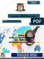 Tema 2 Evolución Histórica Del Derecho Internacional Privado