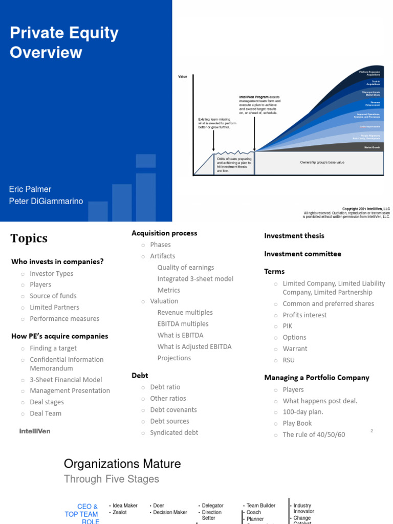 Private Equity Overview 3 | PDF | Private Equity | Valuation (Finance)