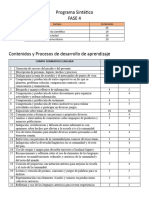 Programa Sintético FASE 4 CONCENTRADO