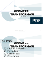 Geometri Transformasi Dilatasi